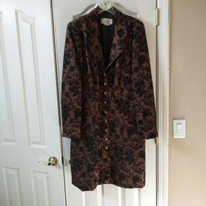 Vintage Western Style 3/4 Length Frock Coat, Like new